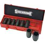 IMPACT SOCKET SET DEEP 3/4DR 8 PCE SIDCHROME