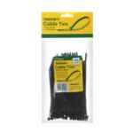 CABLE TIE BLACK 150 X 4MM TRIDON PACK 25