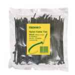 CABLE TIE BLACK 100X3MM TRIDON PACK 500