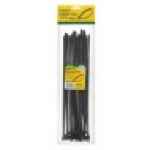 CABLE TIE BLACK 350X8MM HANG CARD PACK 25