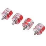 SCREWDRIVER SET STUBBY PHILLIPS & SLOTTED 4 PC TOLEDO