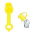 GREASE NIPPLE PROTECTIVE CAPS - YELLOW 50 PACK TOLEDO