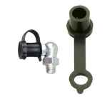 GREASE NIPPLE PROTECTIVE CAPS - BLACK 50 PACK TOLEDO