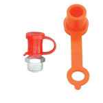 GREASE NIPPLE PROTECTIVE CAPS - RED 50 PACK TOLEDO