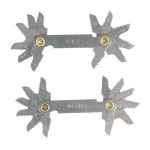 THREAD PITCH GAUGE SET - 2 PC. TOLEDO