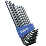 ALLEN KEY SET BALL POINT METRIC 7 PIECE TOLEDO