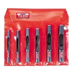 HOLLOW WAD PUNCH SET - 6 PC. TOLEDO