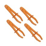 BRAKE LINE CRIMPING PLIERS SET 4 PCE TOLEDO