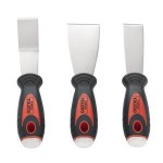 STAINLESS STEEL SCRAPER SET - 3 PC. TOLEDO