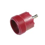RADIATOR CAP PRESSURE TESTER ADAPTOR - RED M48 SCREW TOLEDO