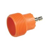 RADIATOR CAP PRESSURE TESTER ADAPTOR - ORANGE M45 SCREW TOLEDO