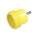 RADIATOR CAP PRESSURE TESTER ADAPTOR - YELLOW M52 SCREW TOLEDO