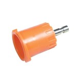 RADIATOR CAP PRESSURE TESTER ADAPTOR - ORANGE BAYONET TOLEDO