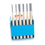 PARALLEL PIN PUNCH SET PLASTIC STORAGE CASE 6 PCE 425150 RENNSTEIG