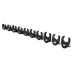SPANNER SET CROWFOOT FLARED 3/8 & 1/2 DR SAE 10 PIECE TOLEDO