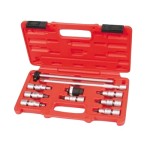 SOCKET SET UNIVERSAL JOINT AF HEX 3/8DR 1/8-3/8IN 10 PCE TOLEDO