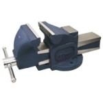 BENCH VICE FIXED BASE STRAIGHT CAST IRON - 100MM TOLEDO