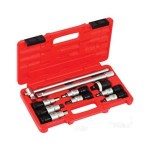 SOCKET SET UNIVERSAL JOINT AF HEX 1/2DR 1/8-3/8IN 10 PCE TOLEDO