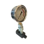 GAUGE AND BLOCK ASSEMBLY - 0-1000 BAR SYKES