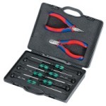 ELECTRONIC PLIER SET 8 PCE 002018 KNIPEX