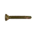 TEK SCREW SDM CSK RIB HEAD 8-18 X 30MM ZINC YELLOW