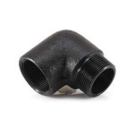 ELBOW 90DEG BLACK STEEL MALE/FEM BSP 20NB (3/4)