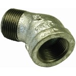 ELBOW 45DEG GALV/MALL MALE/FEM BSP 32NB (1.1/4)