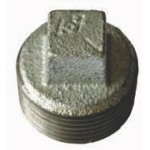 PLUG SQUARE HEAD GALV/MALL BSP 100NB (4)