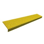 STAIR NOSING YELLOW 450MM X 80MM X 20MM LIP NON SLIP 1.2MM VIGIL CL1