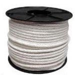 CORD COTTON SASH BRAIDED NATURAL 6MM X 250M SPOOL