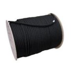 ROPE ABSEILING 24 PLAIT BLACK 13MM X 200M SPOOL
