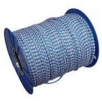ROPE SKI PLAITED BLUE/WHITE 8MM X 100M SPOOL