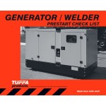 BOOK PRESTART CHECKLIST GENERATOR/WELDER DB05