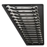 COMBINATION WRENCH SET METRIC 15 PIECE MILWAUKEE