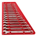 COMBINATION WRENCH SET SAE 15 PIECE MILWAUKEE