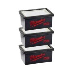HEPA FILTERS TO SUIT HAMMERVAC PACK 3 MILWAUKEE