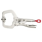 C-CLAMP LOCKING PLIER SWIVEL JAWS 152MM TORQUE LOCK MILWAUKEE