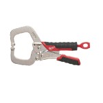 C-CLAMP LOCKING PLIERS REGULAR JAWS 279MM TORQUE LOCK SOFT GRIP MILWAUKEE