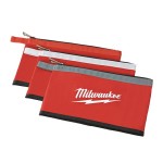 ZIPPER POUCHES PACK 3 MILWAUKEE