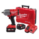IMPACT WRENCH HIGH TORQUE 1/2DR KIT PIN DETENT 18V 5.0AH MILWAUKEE