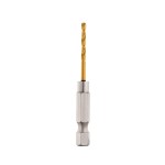 DRILL BIT 1/4 HEX RED HELIX TITANIUM 2MM PACK 2 MILWAUKEE
