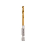 DRILL BIT 1/4 HEX RED HELIX TITANIUM 3.5MM PACK 2 MILWAUKEE