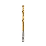 DRILL BIT 1/4 HEX RED HELIX TITANIUM 5MM MILWAUKEE