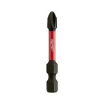 BIT POWER PHILLIPS No.2 X 50MM PACK 25 SHOCKWAVE MILWAUKEE