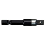 ADAPTER 1/4 HEX TO 1/4 SQUARE DRIVE X 50MM SHOCKWAVE MILWAUKEE