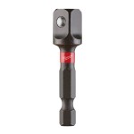 ADAPTER 1/4 HEX TO 3/8 SQUARE DRIVE X 50MM SHOCKWAVE 10 PIECE MILWAUKEE
