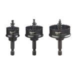 SHOCKWAVE THIN WALL HOLE SAW KIT 22MM-35MM 3 PIECE MILWAUKEE