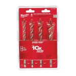 SPEED FEED KIT 4 PIECE (13MM 16MM 19MM & 25MM) MILWAUKEE