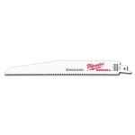 BLADE SAWZALL GENERAL PURPOSE 230MM 8TPI PACK 25 MILWAUKEE