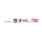 BLADE SAWZALL METAL THIN KERF 150MM 24TPI PACK 5 MILWAUKEE 48005186